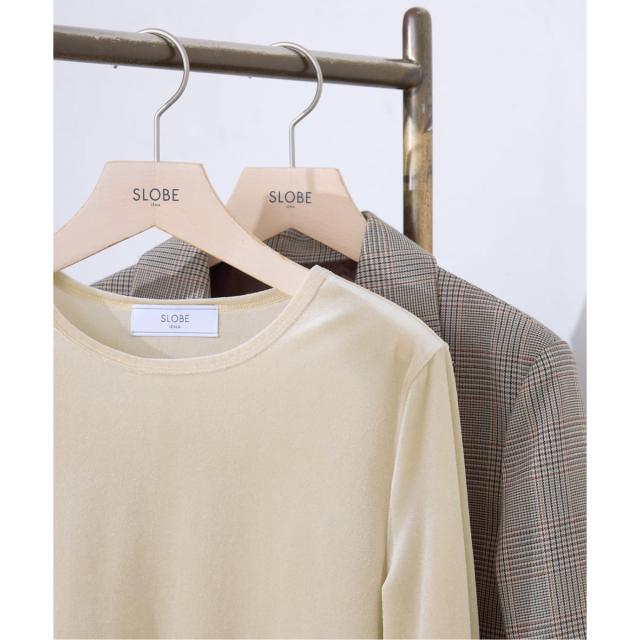 スローブ イエナ（SLOBE IENA）/《追加》ベロアトリコット プルオーバー