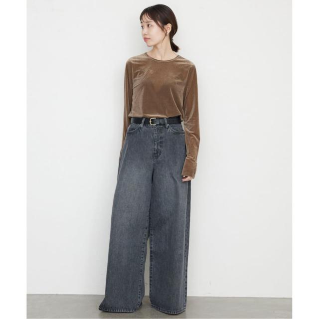 スローブ イエナ（SLOBE IENA）/《追加》ベロアトリコット プルオーバー