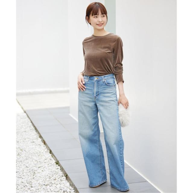 スローブ イエナ（SLOBE IENA）/《追加》ベロアトリコット プルオーバー