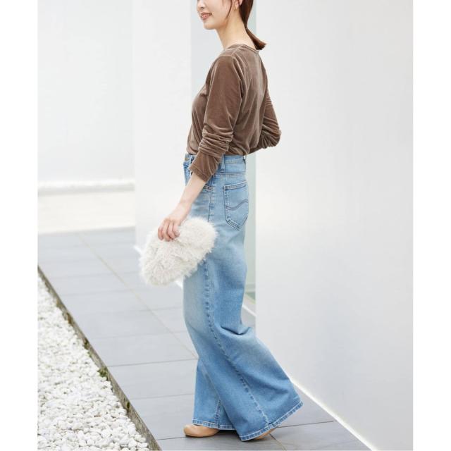 スローブ イエナ（SLOBE IENA）/《追加》ベロアトリコット プルオーバー