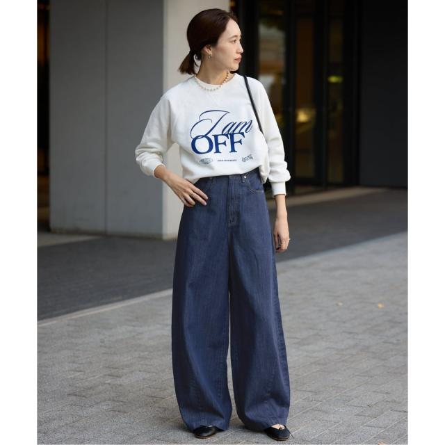 スローブ イエナ（SLOBE IENA）/《4サイズ展開》LE DENIM PEG カーブワイドデニム