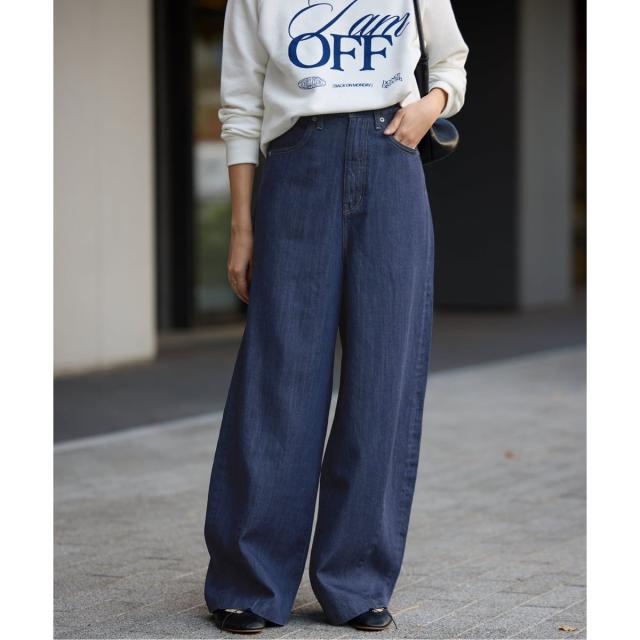 スローブ イエナ（SLOBE IENA）/《4サイズ展開》LE DENIM PEG カーブワイドデニム
