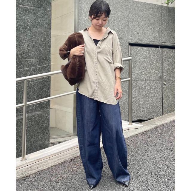 スローブ イエナ（SLOBE IENA）/《4サイズ展開》LE DENIM PEG カーブワイドデニム