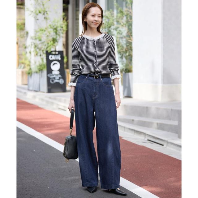 スローブ イエナ（SLOBE IENA）/《4サイズ展開》LE DENIM PEG カーブワイドデニム