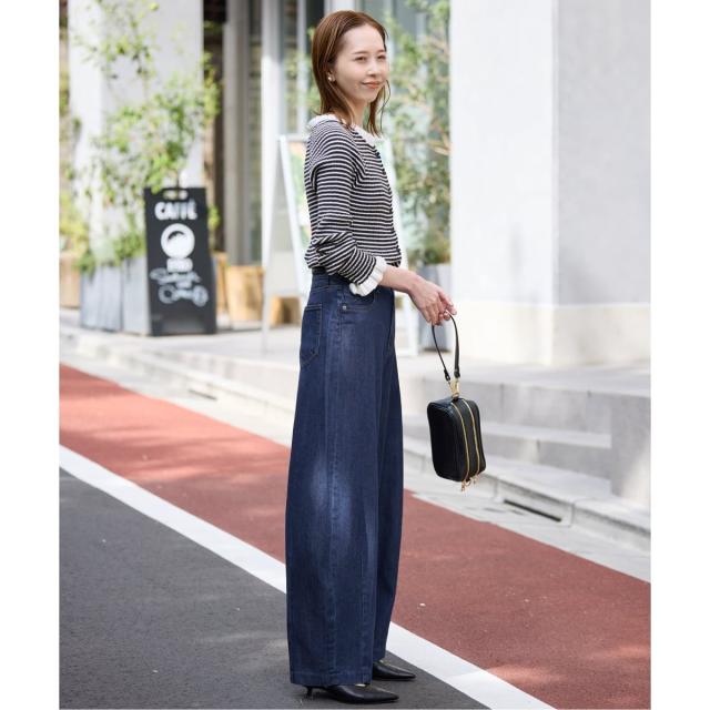 スローブ イエナ（SLOBE IENA）/《4サイズ展開》LE DENIM PEG カーブワイドデニム