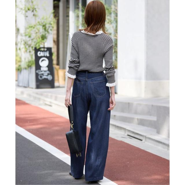 スローブ イエナ（SLOBE IENA）/《4サイズ展開》LE DENIM PEG カーブワイドデニム