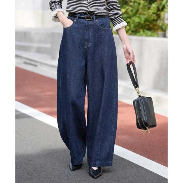 スローブ イエナ（SLOBE IENA）/《4サイズ展開》LE DENIM PEG カーブワイドデニム