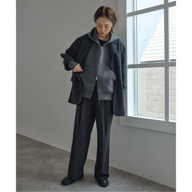 スローブ イエナ（SLOBE IENA）/《一部店舗・WEB限定カラー有り/追加》ボリュームジップアップフーディー