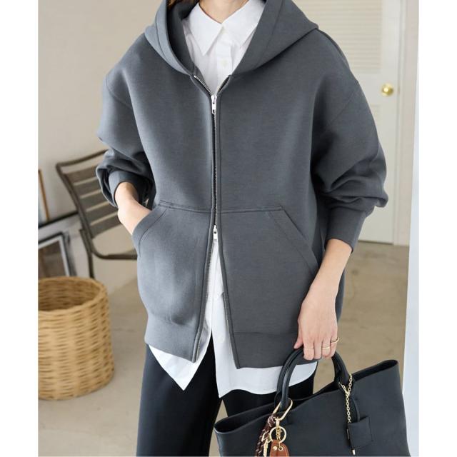 スローブ イエナ（SLOBE IENA）/《一部店舗・WEB限定カラー有り/追加》ボリュームジップアップフーディー