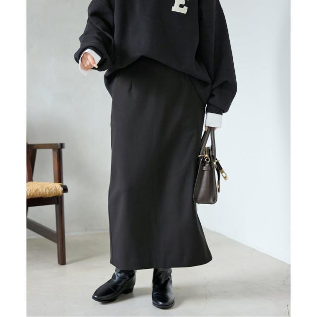 スローブ イエナ（SLOBE IENA）/《吸湿発熱/3サイズ展開》ウールミックスイージースカート