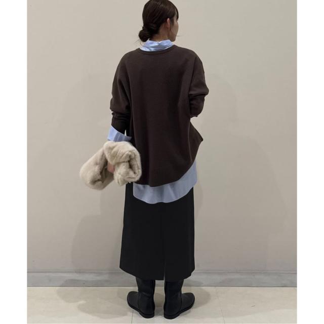 スローブ イエナ（SLOBE IENA）/《吸湿発熱/3サイズ展開》ウールミックスイージースカート