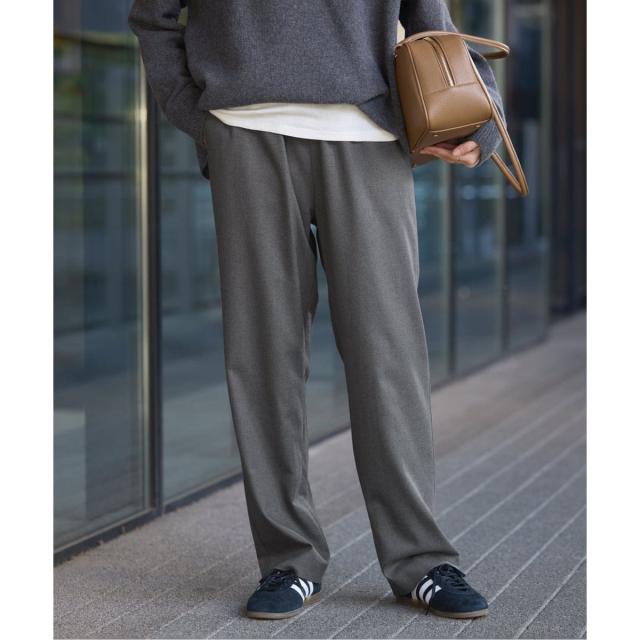 スローブ イエナ（SLOBE IENA）/《吸湿発熱/WEBのみ4サイズ展開》ウールミックスドロストスラックス