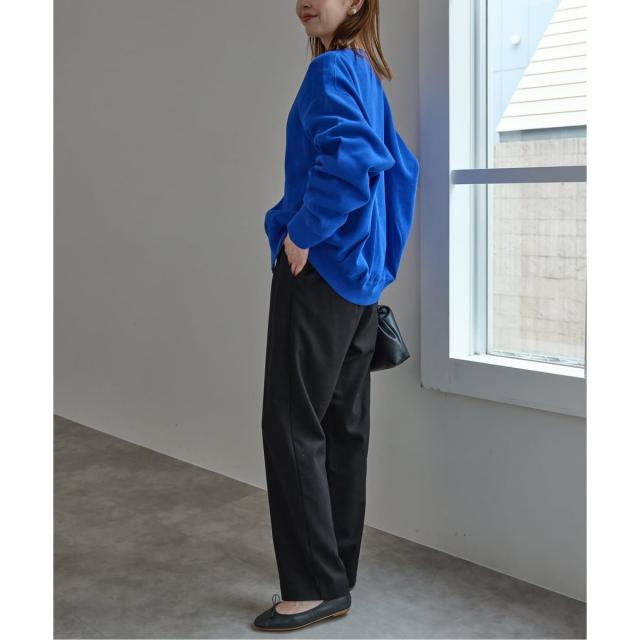 スローブ イエナ（SLOBE IENA）/《吸湿発熱/WEBのみ4サイズ展開》ウールミックスドロストスラックス