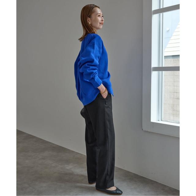 スローブ イエナ（SLOBE IENA）/《吸湿発熱/WEBのみ4サイズ展開》ウールミックスドロストスラックス