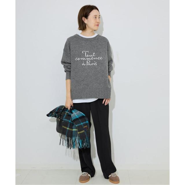 スローブ イエナ（SLOBE IENA）/《吸湿発熱/WEBのみ4サイズ展開》ウールミックスドロストスラックス