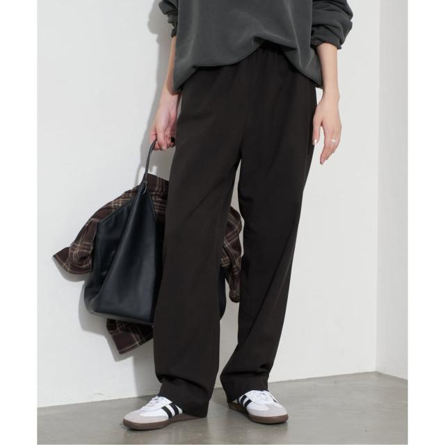 スローブ イエナ（SLOBE IENA）/《吸湿発熱/WEBのみ4サイズ展開》ウールミックスドロストスラックス