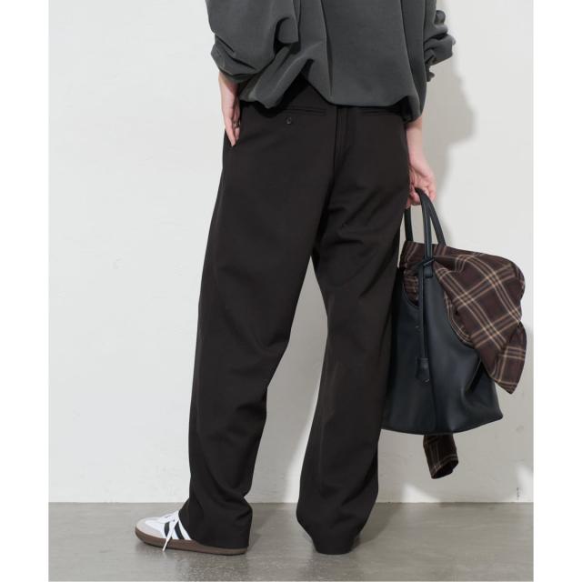 スローブ イエナ（SLOBE IENA）/《吸湿発熱/WEBのみ4サイズ展開》ウールミックスドロストスラックス