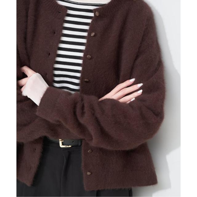 スローブ イエナ（SLOBE IENA）/フォックスアルパカカーディガン