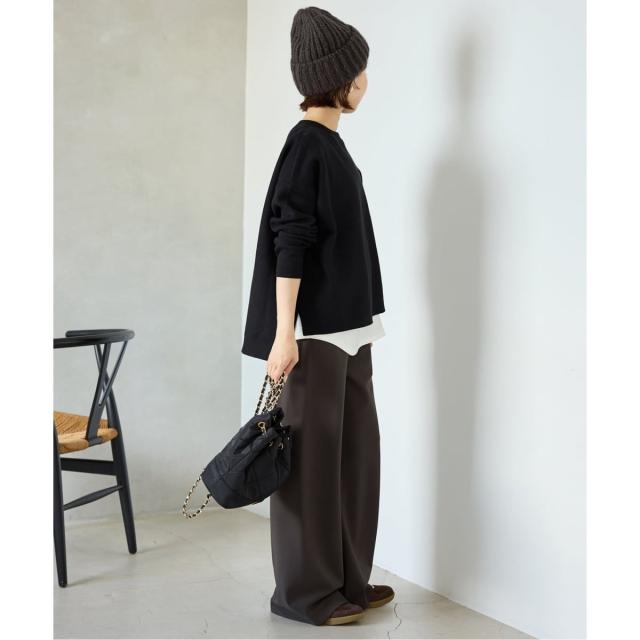 スローブ イエナ（SLOBE IENA）/《セットアップ対応可/WEB限定カラーあり》コットンダブルフェイスプルオーバー