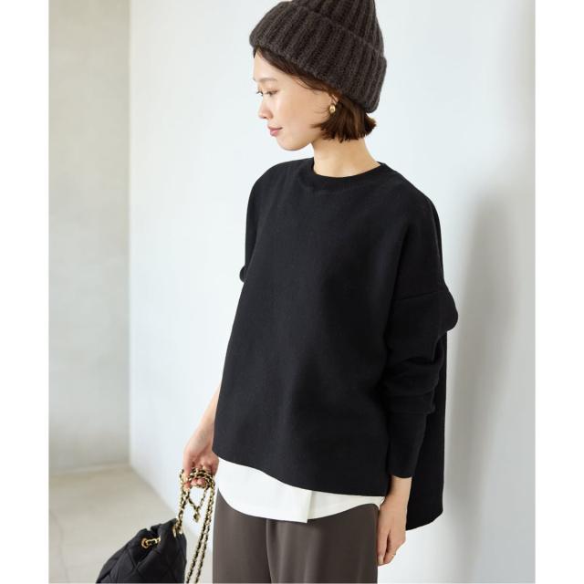 スローブ イエナ（SLOBE IENA）/《セットアップ対応可/WEB限定カラーあり》コットンダブルフェイスプルオーバー