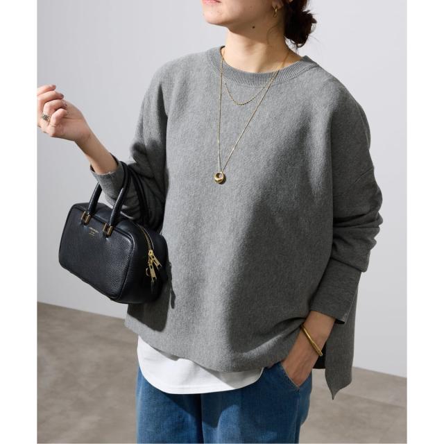 スローブ イエナ（SLOBE IENA）/《セットアップ対応可/WEB限定カラーあり》コットンダブルフェイスプルオーバー