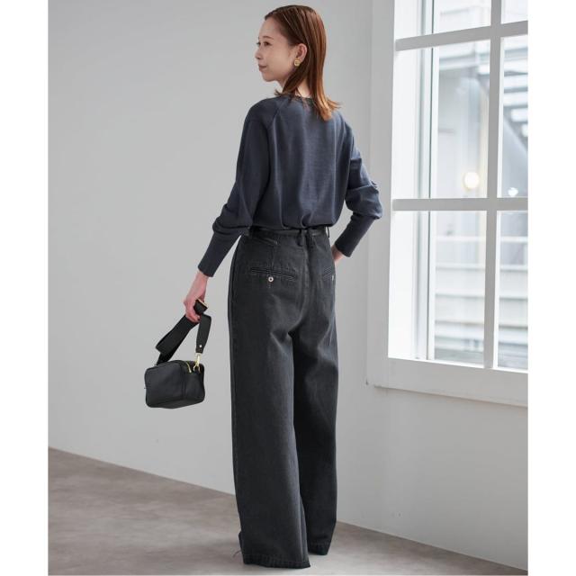 スローブ イエナ（SLOBE IENA）/《4サイズ展開》LEDENIM BLUR TUCK TROUSERデニム