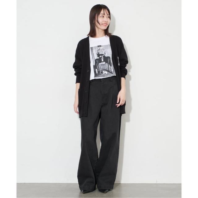 スローブ イエナ（SLOBE IENA）/《4サイズ展開》LEDENIM BLUR TUCK TROUSERデニム