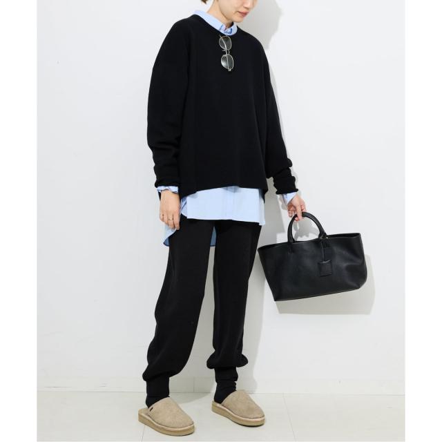 スローブ イエナ（SLOBE IENA）/《セットアップ対応可》ウォッシャブルスムース ジョガーパンツ