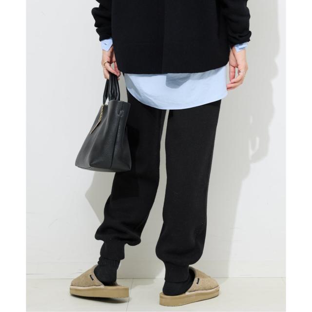 スローブ イエナ（SLOBE IENA）/《セットアップ対応可》ウォッシャブルスムース ジョガーパンツ