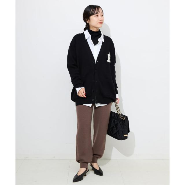 スローブ イエナ（SLOBE IENA）/《セットアップ対応可》ウォッシャブルスムース ジョガーパンツ