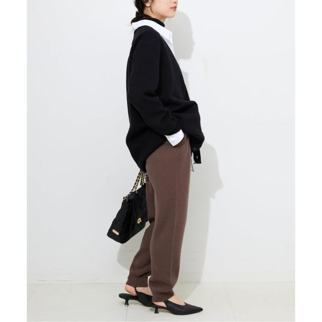 スローブ イエナ（SLOBE IENA）/《セットアップ対応可》ウォッシャブルスムース ジョガーパンツ