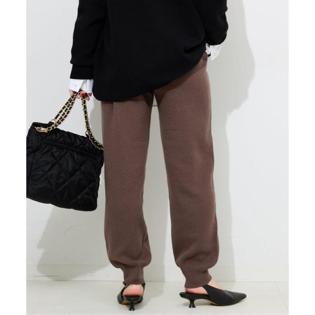 スローブ イエナ（SLOBE IENA）/《セットアップ対応可》ウォッシャブルスムース ジョガーパンツ