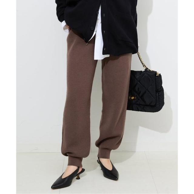 スローブ イエナ（SLOBE IENA）/《セットアップ対応可》ウォッシャブルスムース ジョガーパンツ