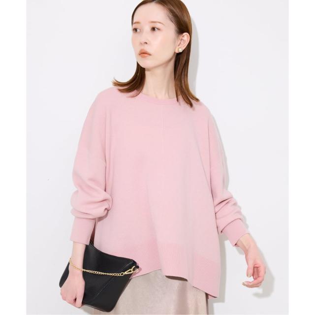 スローブ イエナ（SLOBE IENA）/《セットアップ対応可/追加》ウォッシャブルスムース クルーネックプルオーバー