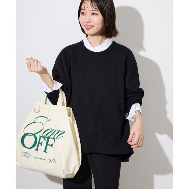 スローブ イエナ（SLOBE IENA）/《セットアップ対応可/追加》ウォッシャブルスムース クルーネックプルオーバー