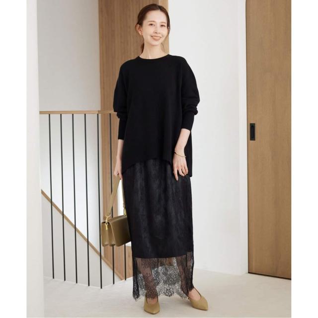 スローブ イエナ（SLOBE IENA）/《セットアップ対応可/追加》ウォッシャブルスムース クルーネックプルオーバー