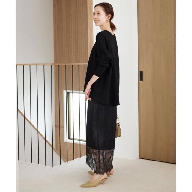 スローブ イエナ（SLOBE IENA）/《セットアップ対応可/追加》ウォッシャブルスムース クルーネックプルオーバー