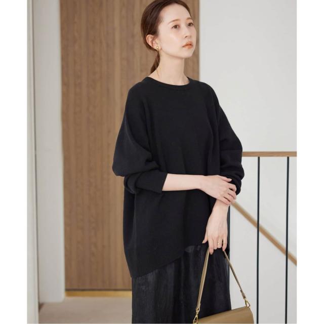 スローブ イエナ（SLOBE IENA）/《セットアップ対応可/追加》ウォッシャブルスムース クルーネックプルオーバー