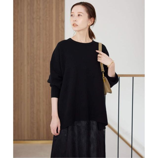 スローブ イエナ（SLOBE IENA）/《セットアップ対応可/追加》ウォッシャブルスムース クルーネックプルオーバー