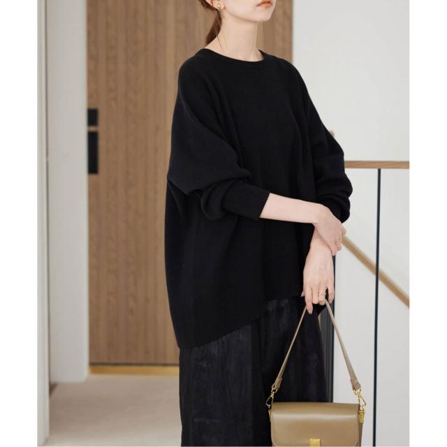 スローブ イエナ（SLOBE IENA）/《セットアップ対応可/追加》ウォッシャブルスムース クルーネックプルオーバー