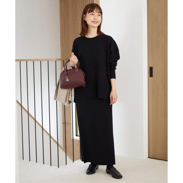 スローブ イエナ（SLOBE IENA）/《セットアップ対応可/追加》ウォッシャブルスムース クルーネックプルオーバー