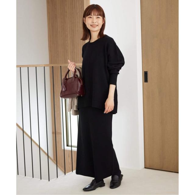 スローブ イエナ（SLOBE IENA）/《セットアップ対応可/追加》ウォッシャブルスムース クルーネックプルオーバー