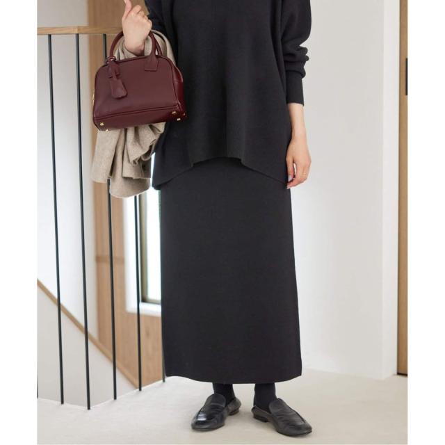 スローブ イエナ（SLOBE IENA）/《セットアップ対応可/追加》ウォッシャブルスムースニットスカート