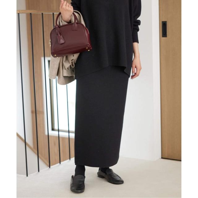 スローブ イエナ（SLOBE IENA）/《セットアップ対応可/追加》ウォッシャブルスムースニットスカート