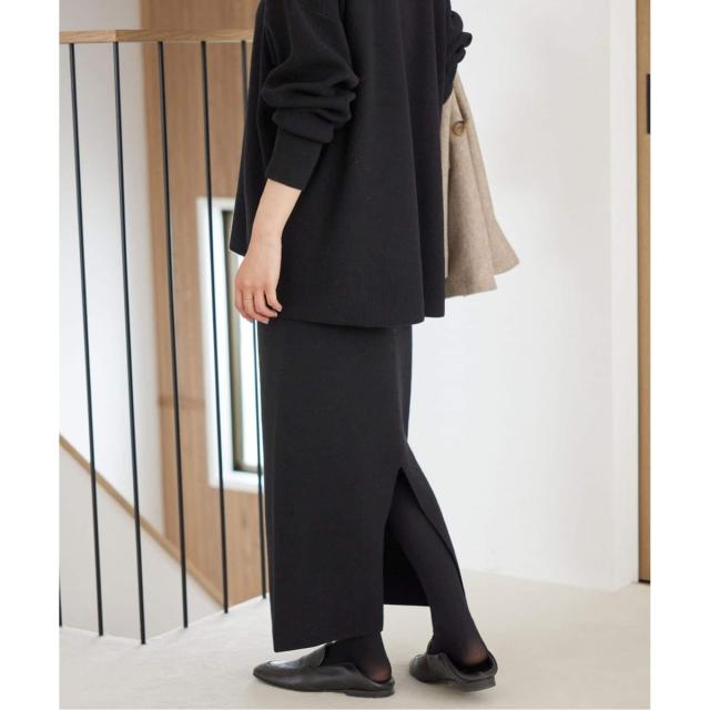 スローブ イエナ（SLOBE IENA）/《セットアップ対応可/追加》ウォッシャブルスムースニットスカート