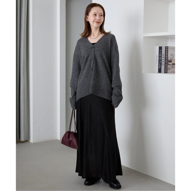 スローブ イエナ（SLOBE IENA）/《WEB限定カラー有り/追加》グロッシーサテンフレアスカート