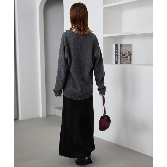 スローブ イエナ（SLOBE IENA）/《WEB限定カラー有り/追加》グロッシーサテンフレアスカート