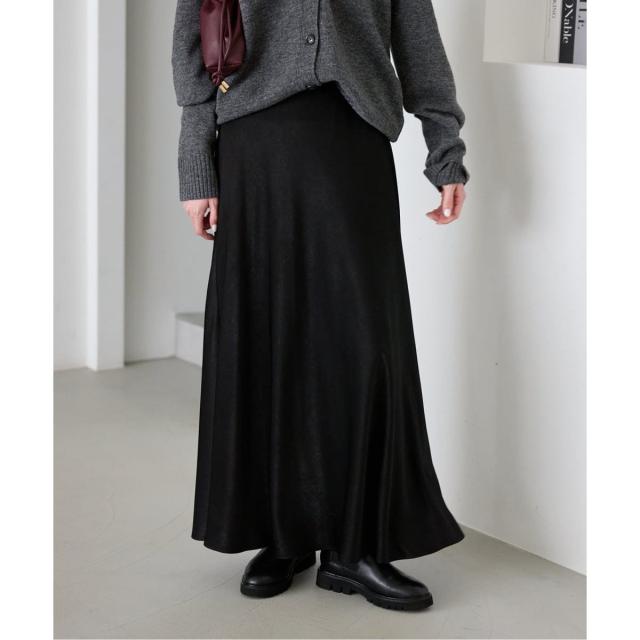 スローブ イエナ（SLOBE IENA）/《WEB限定カラー有り/追加》グロッシーサテンフレアスカート