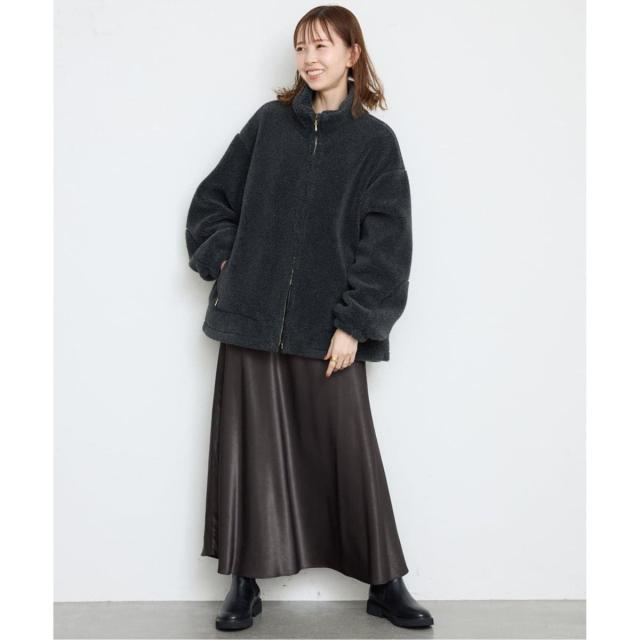 スローブ イエナ（SLOBE IENA）/《WEB限定カラー有り/追加》グロッシーサテンフレアスカート