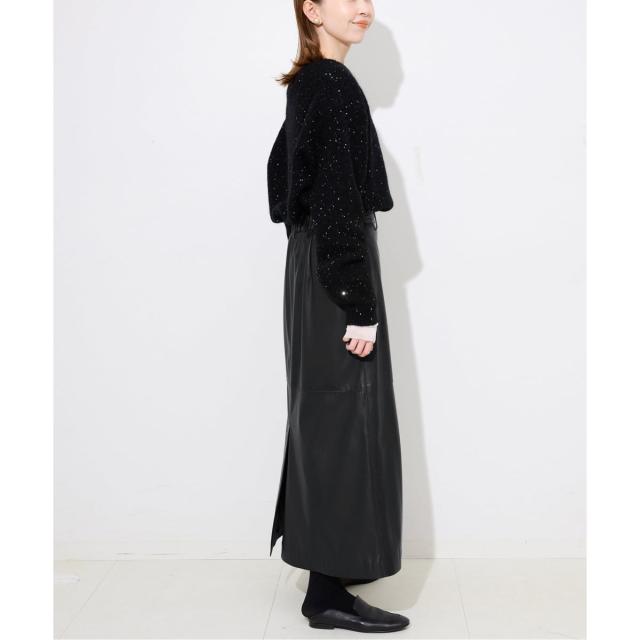 スローブ イエナ（SLOBE IENA）/《追加》フェイクレザーフレアスカート